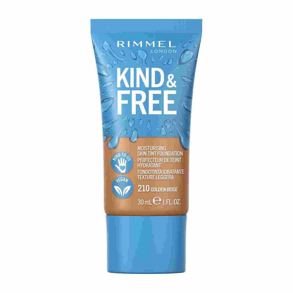 Основа-крем для макияжа Rimmel London Kind &amp; Free 201-classic beige (30 ml)