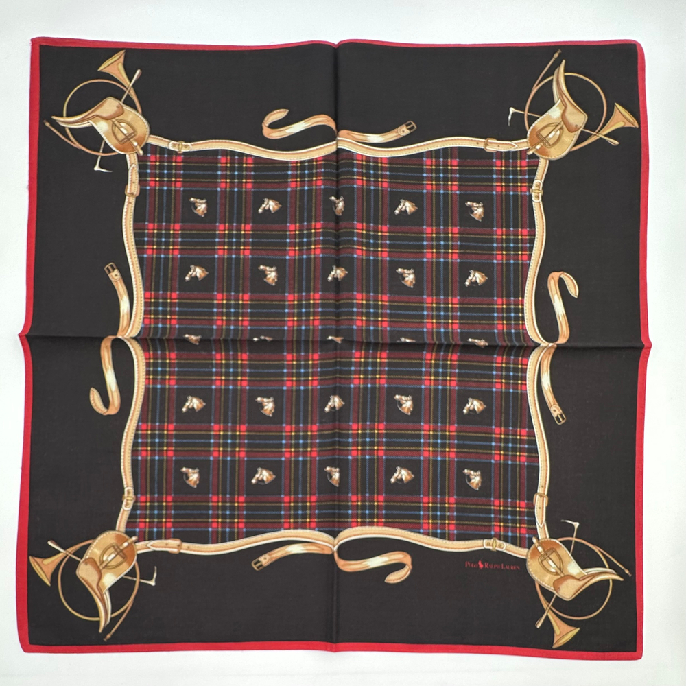 Платок чёрный Polo Ralph Lauren