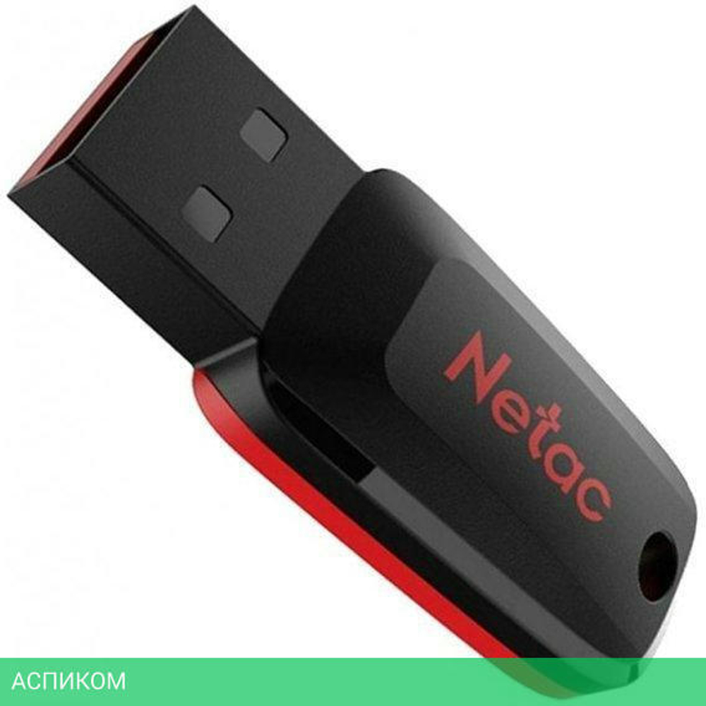 USB Flash-накопитель Netac U197 8Gb черный/красный (NT03U197N-008G-20BK)