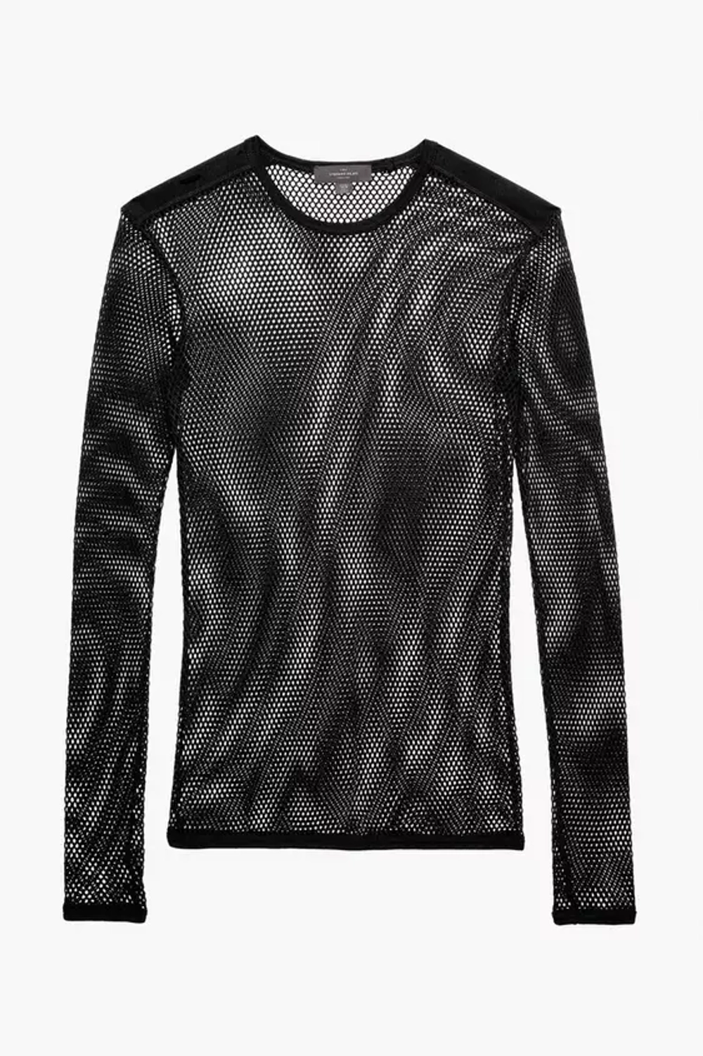 ZARA X STEFANO PILATI ФУТБОЛКА В СЕТОЧКУ, ЧЕРНЫЙ