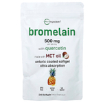 Micro Ingredients, бромелаин с кверцетином, 240 капсул