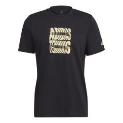 Мужское теннисное поло adidas Graphic T-Shirt Men - Black