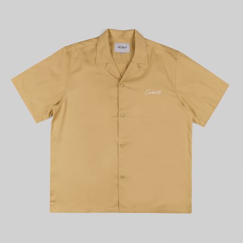Рубашка мужская Carhartt WIP Delray артикул:I031465_bourbon_wax - купить в магазине Дайс