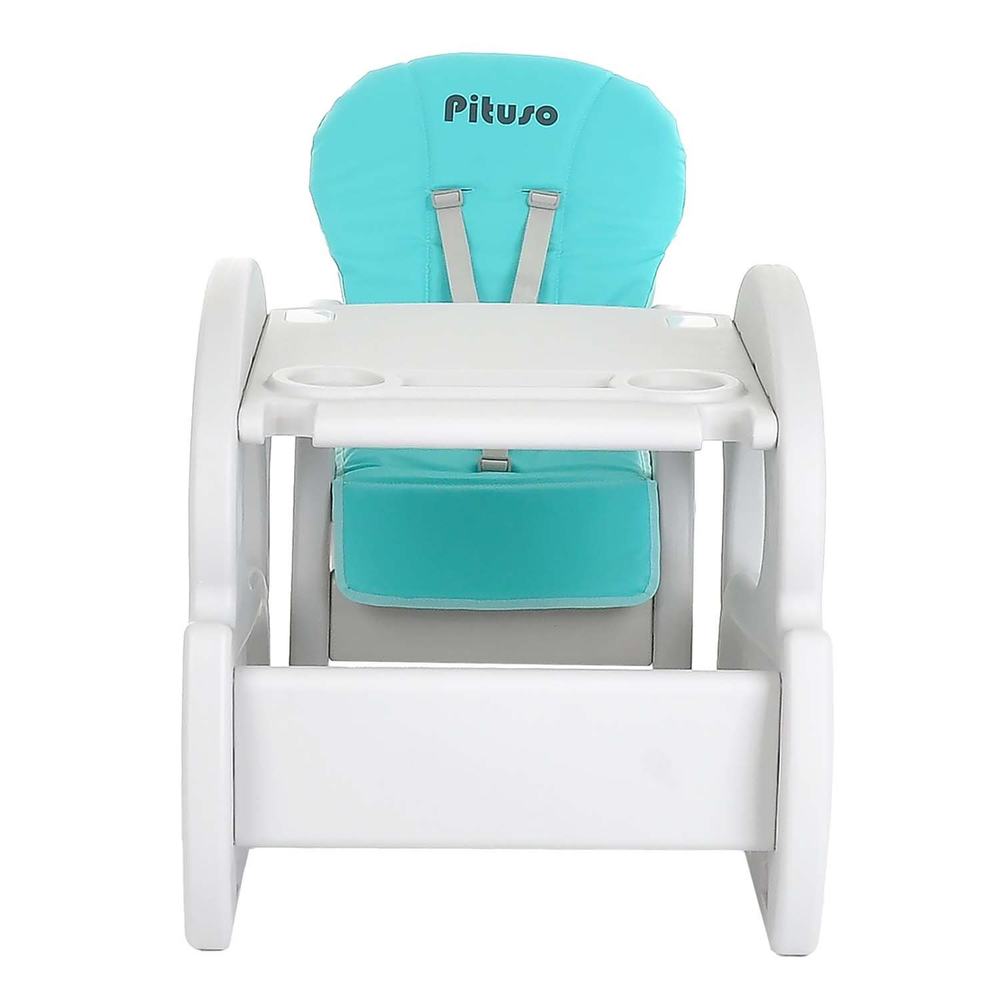 PITUSO Стул-трансформер для кормления SWAN Turquoise/Бирюзовый