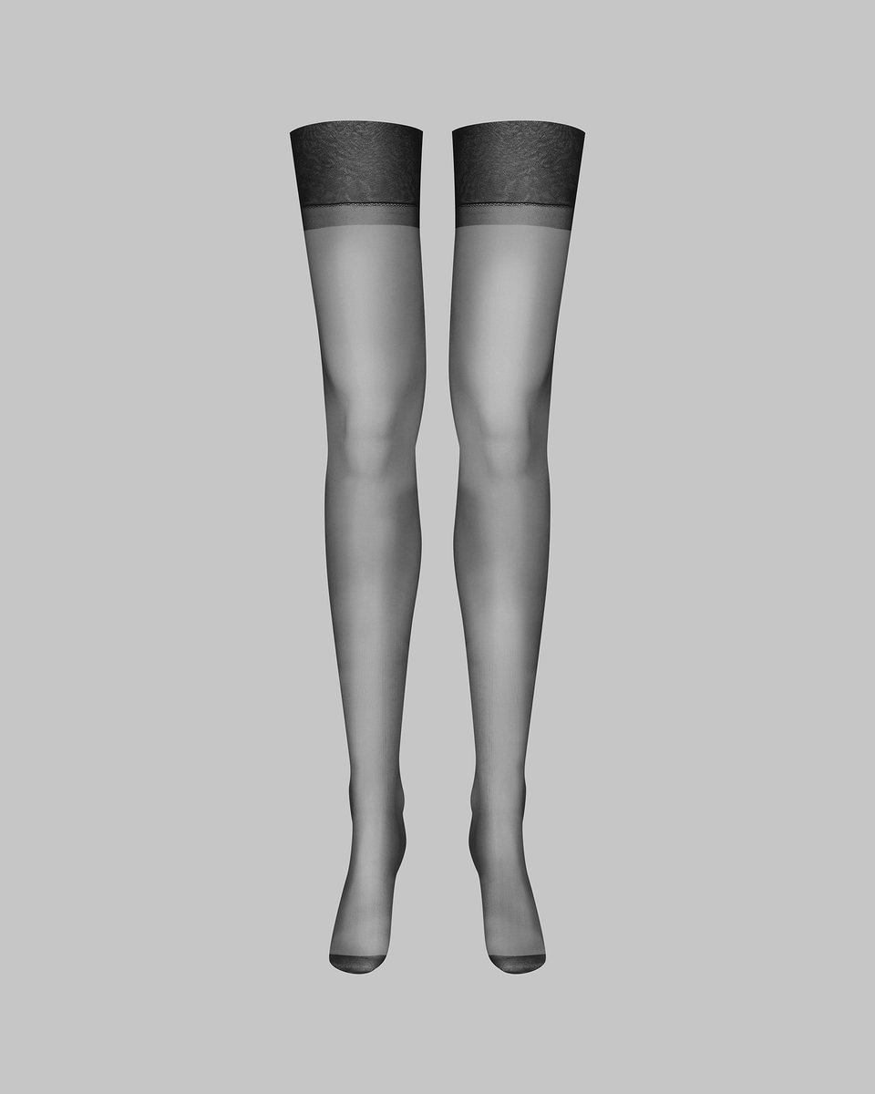 чулки Bas nylon - noir черные