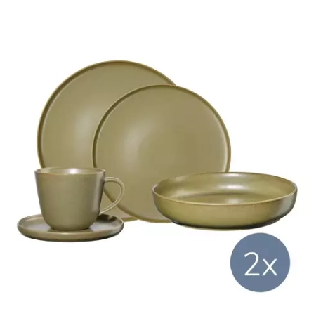 ASA - Кофейно-обеденный набор Coppa Miso на 2 персоны (10 шт.) / артикул   19160194 + 19250194 +  19020194 + 19140194  / GTIN