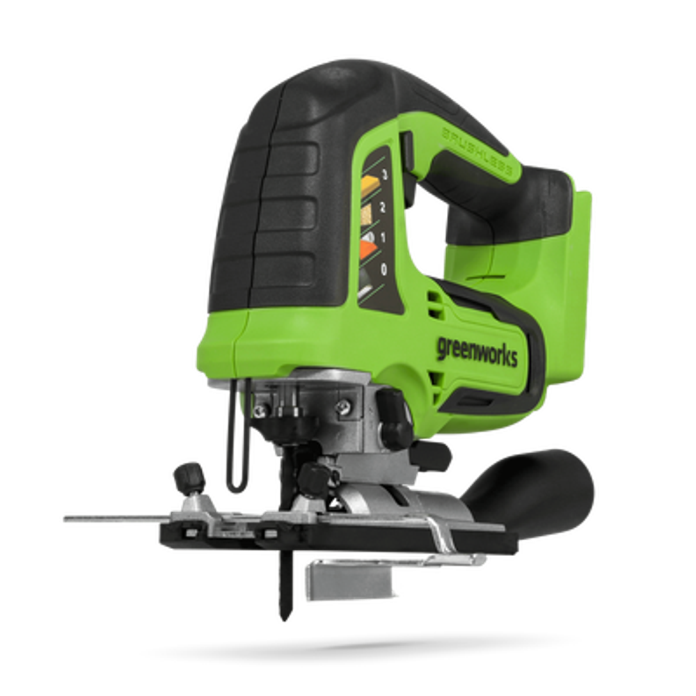 Аккумуляторный лобзик Greenworks GD24JS, 3601407,24v, без АКБ и ЗУ