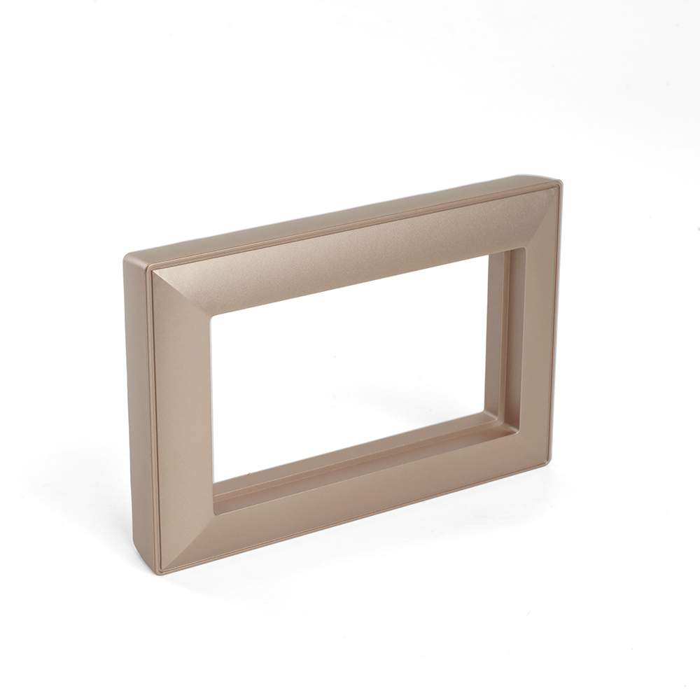 Рамка 2-местная (без перемычки), пластик, STEKKER, PFR00-7012-02, серия Катрин, шампань 50049