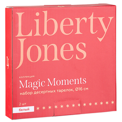 Набор десертных тарелок magic moments, D16 см, 2 шт.
