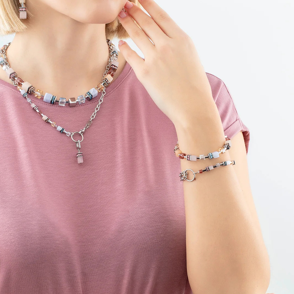 Браслет Coeur de Lion Light blue-Beige 3039/30-0738