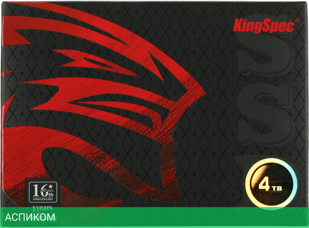 SSD диск Kingspec SATA III 4TB (P3-4TB)