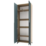 Прихожая с зеркалом комплект мебели Сатин 280х41,1х220 см