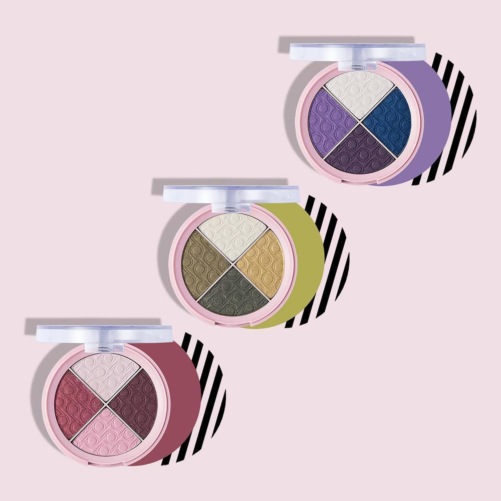 Pretty by Flormar. Тени для век Quartet Eye Shadow