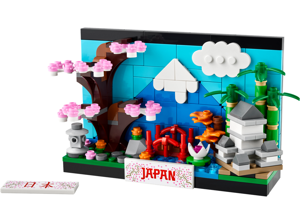 Конструктор Лего Криэйтор Японская открытка 40713 | LEGO Creator Japanese Greeting Card | декоративная 262 деталей 9+