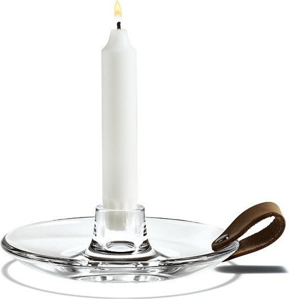 Подсвечник Holmegaard Design with Light Chamber, стекло, 15,5 15,5 см, прозрачный