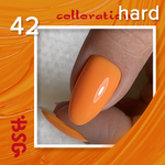 Цветная жесткая база Colloration Hard №42 - Апельсиновый оттенок  (20 мл)