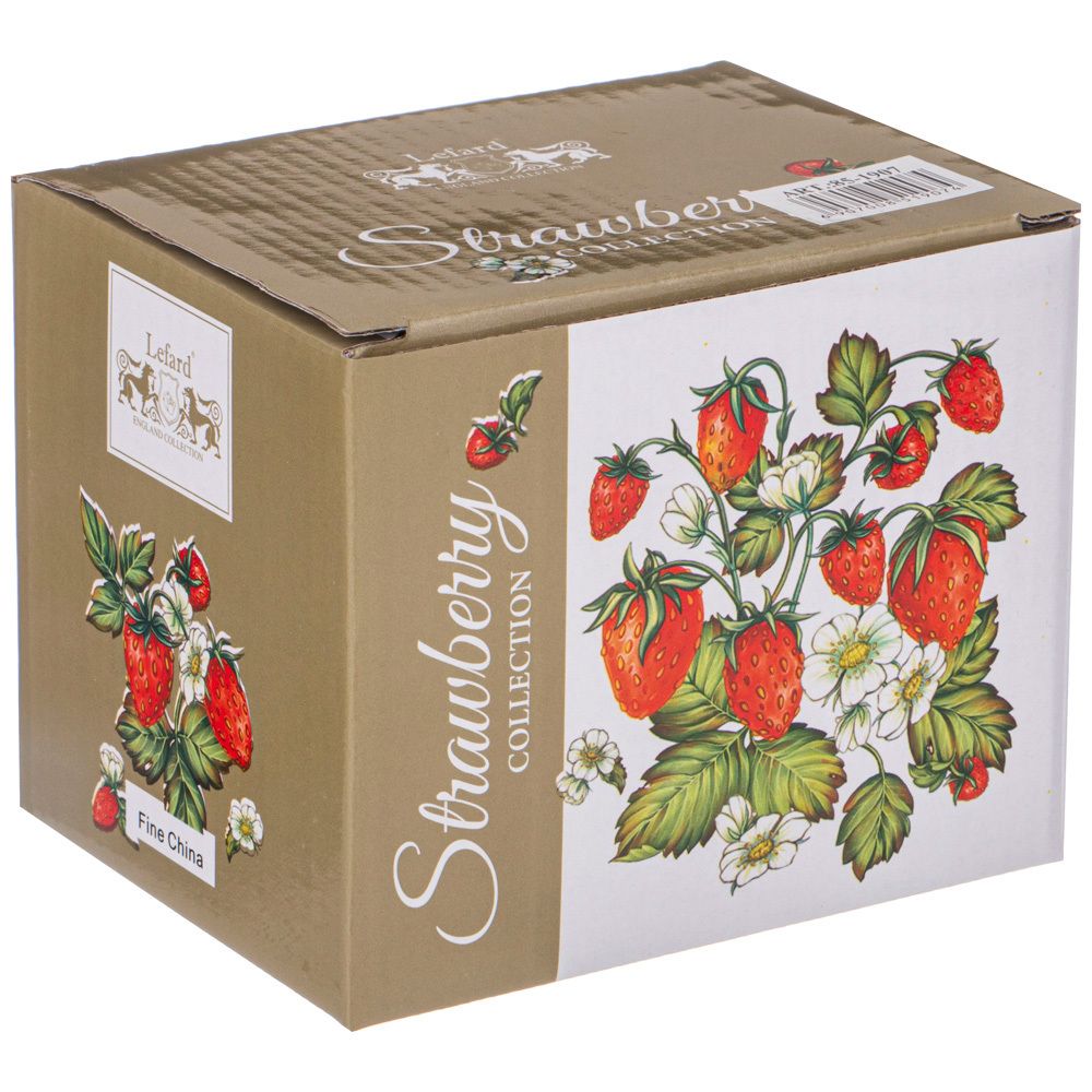 КРУЖКА LEFARD "STRAWBERRY" 400 МЛ (КОР=24ШТ.)