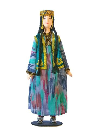 Кукла фарфоровая коллекционная Узбечка