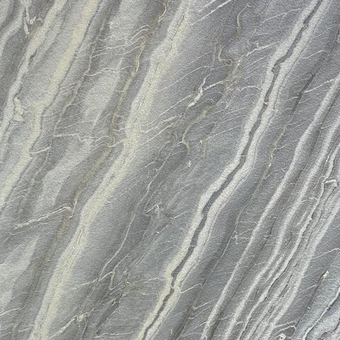 Каменный шпон Slate Light Артик Грей / Artic Grey направление // 1220х2440мм