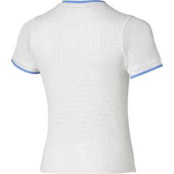 Женская теннисная футболка Mizuno Stargazer Short-Sleeve - white