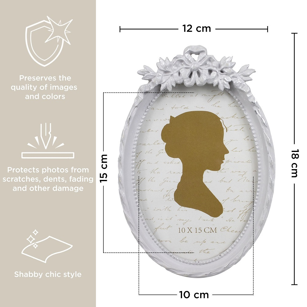 Фоторамка "Цветочный бант" малая 18x12,2x1,7см