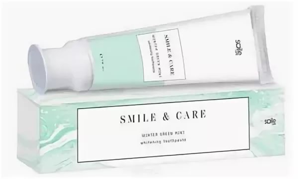 Зубная паста отбеливающая SMILE & CARE Winter Green Mint, 70 ml