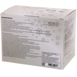 Гирлянда для улицы 7м 80 ламп LED чёрный провод, 8 реж, IP-54, Теплый белый (возможность соединения)