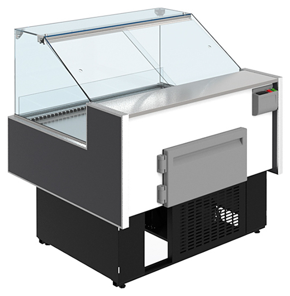 Витрина холодильная CRYSPI Sonata Quadro SN 1800 LED (с боковинами)