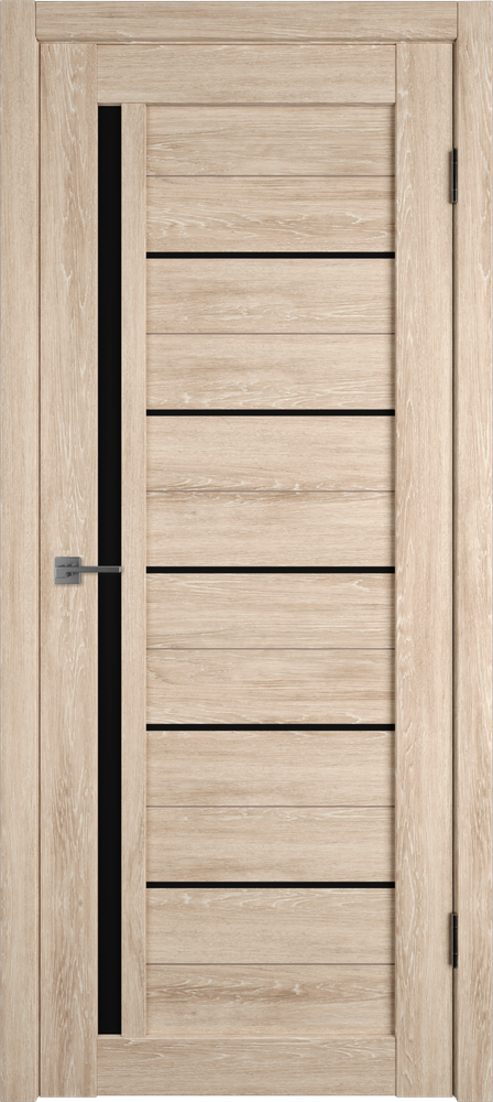 Дверь Atum 1 / Sand Vellum / Black Gloss / Владимирские двери