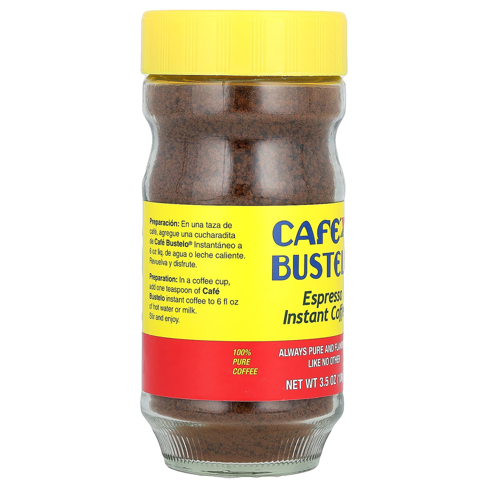 Café Bustelo, Espresso, растворимый кофе, 100 г (3,5 унции)