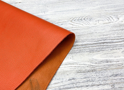 Luxury Tannery Orange (1,3-1,5 мм), цв. Оранжевый, натуральная кожа