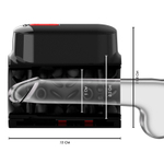 Автоматический мастурбатор 13см с поступательными движениями и функцией вращения JamyJob Vortex Thrusting Masturbator