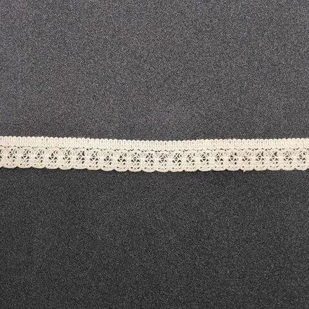 Кружево 13мм ,цвет  лен