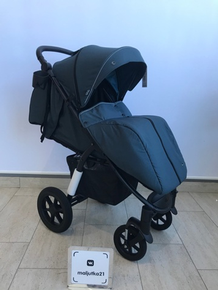Коляска детская прогулочная арт.BG 114-4 MODEL CROSS AIR цвет Синевато-серый