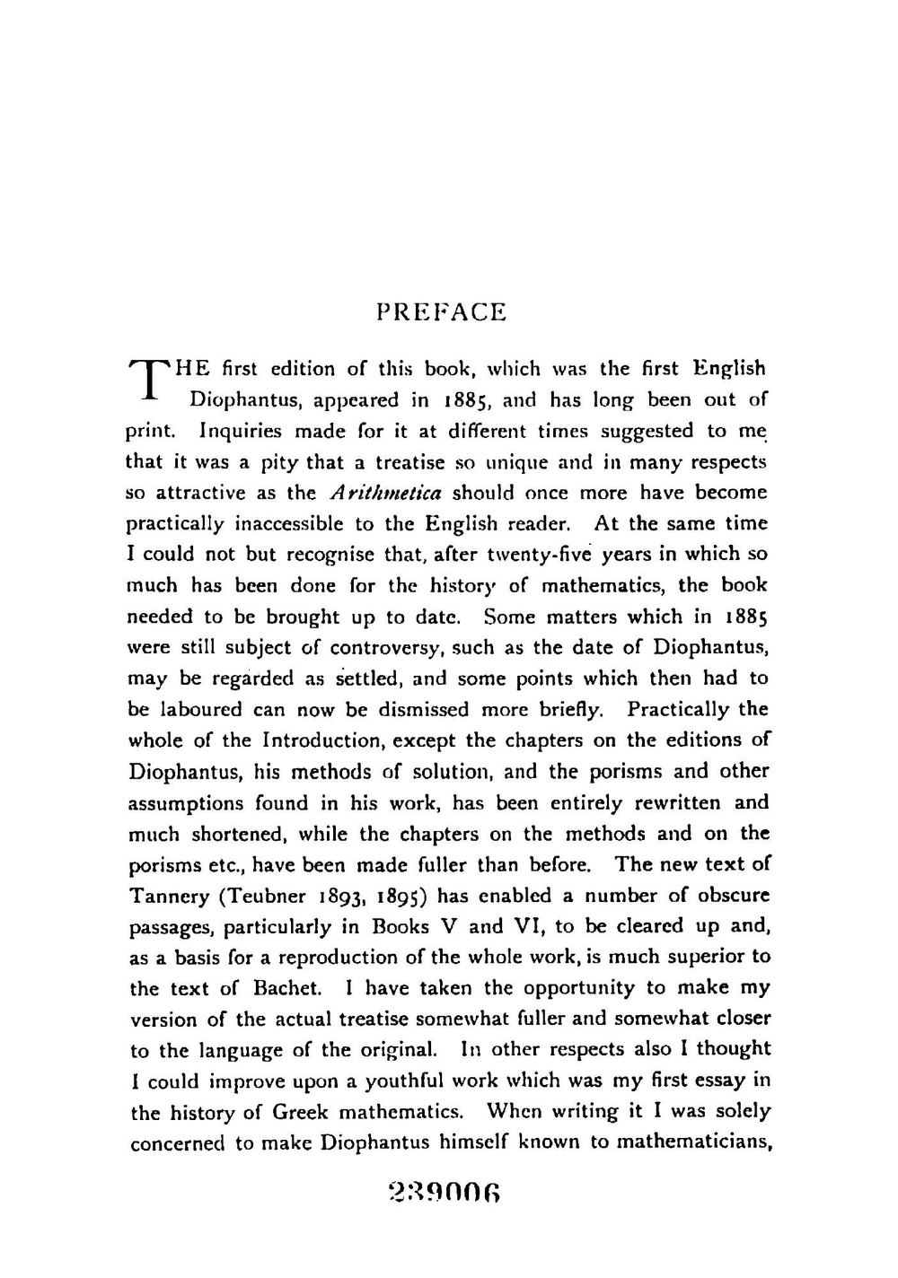 Diophantus of Alexandria; a study in the history of Greek algebra | Thomas L. Heath
