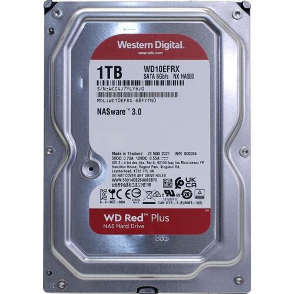 Жесткий диск Western Digital 1TB RED SATA 6Gb/s WD10EFRX