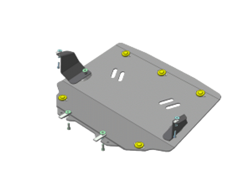 Защита Радиатора. 5 мм, Алюминий. для BMW 6 (e63) 2003-2007 MOTODOR.30202