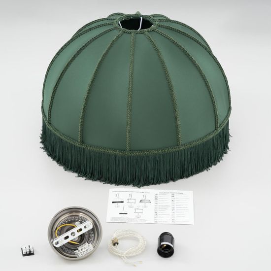 CL407032 Базель Бронза+Зеленый Подвес