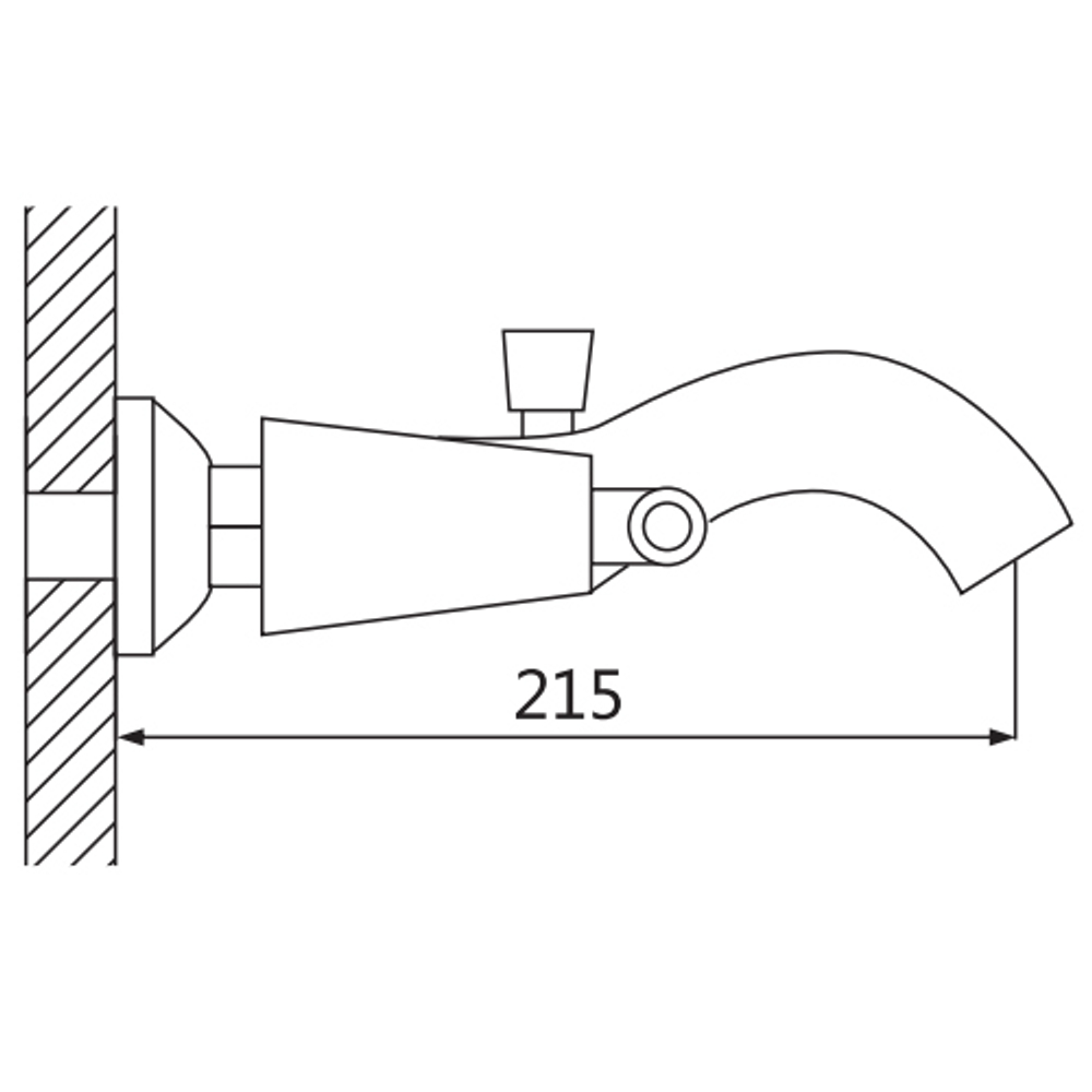 Смеситель для ванны Oute T73 T7302