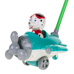 Каталка на палке Собака в самолете 59см, пакет 348