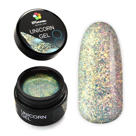 Bloom Unicorn Gel 08 - Гель моделирующий цветной, 15гр