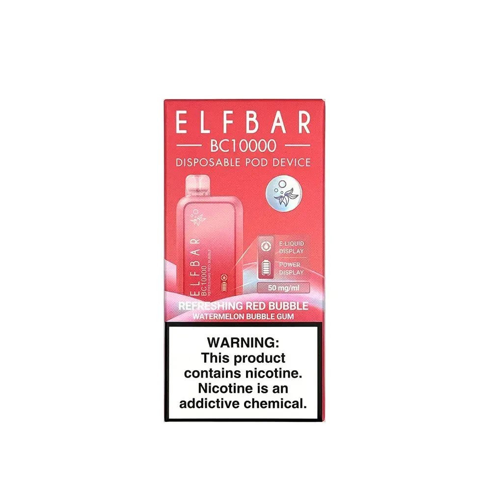 ELF BAR BC10000 PH - Refreshing Red Bubble | Watermelon Bubble Gum (5% nic)