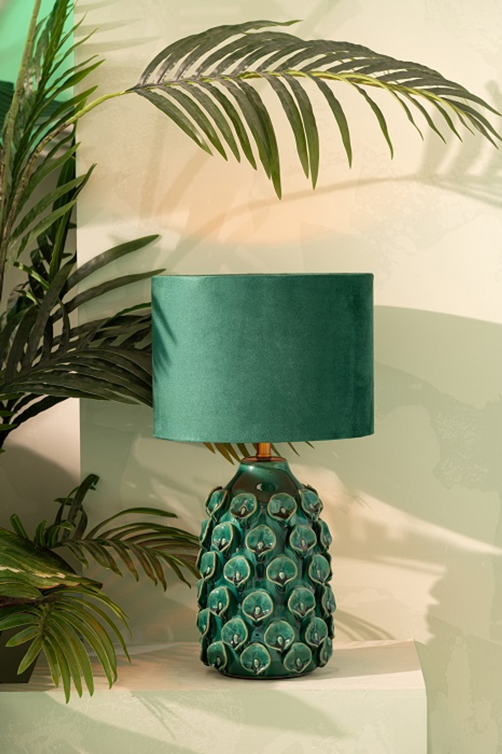 Лампа настольная "Антуриум" большая 25x25x45см Керамика