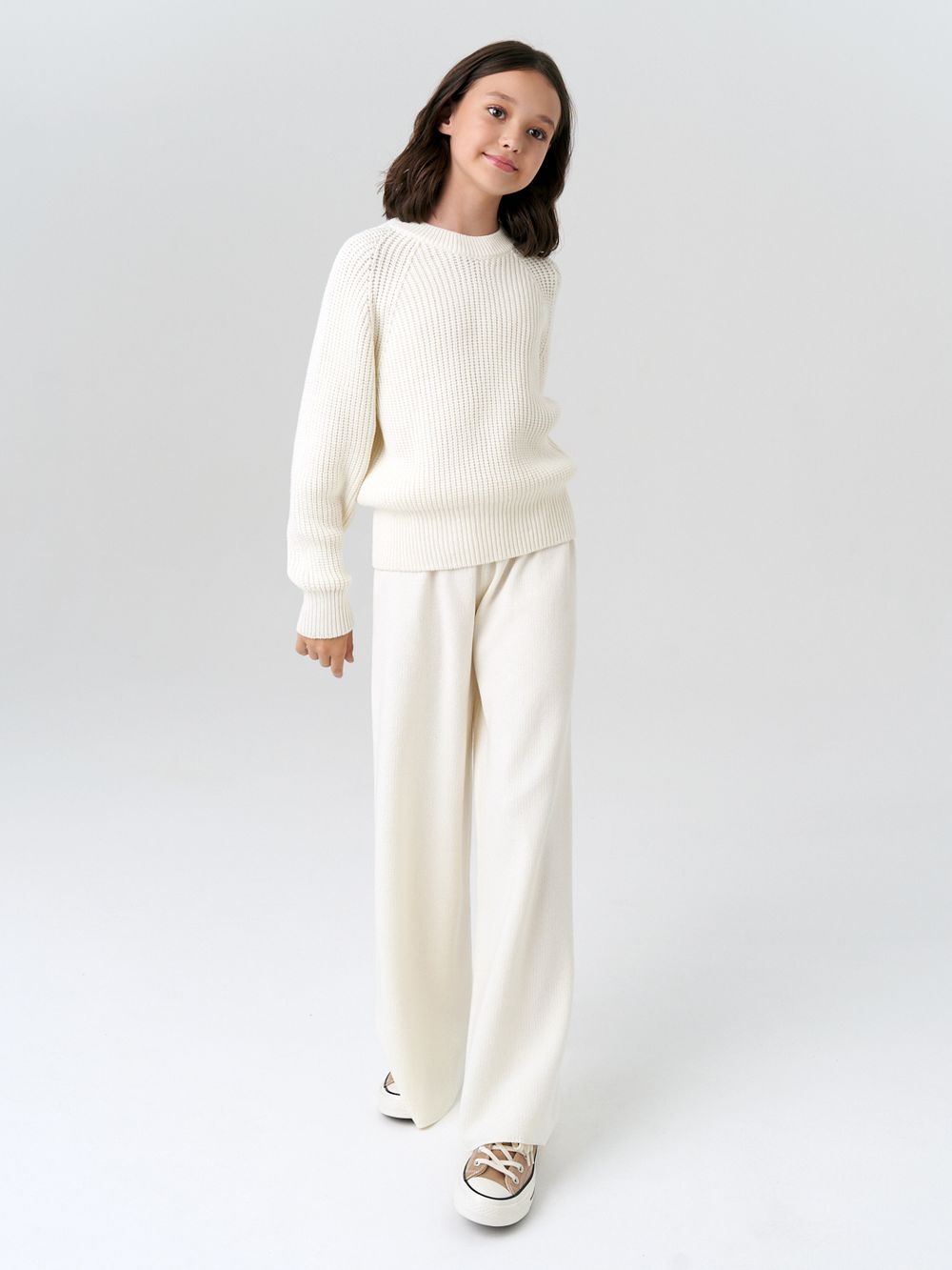 Джемпер для девочки AT1001 молочный