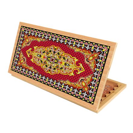 Нарды + Шашки Аравия Красные большие (Россия, дерево, 60 см), Partida