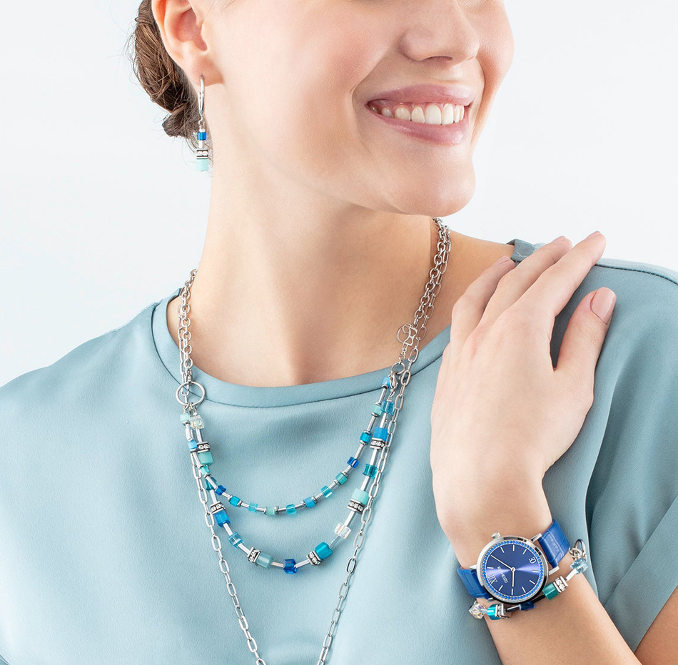 Серьги Coeur de Lion Turquoise 4715/21-0600