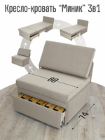 Кресло-кровать "Миник" 80 см