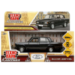 Модель ин. мет. "Lada Ваз-2105 1997" 12см. черный, коробка 2105-12-BK (Технопарк)