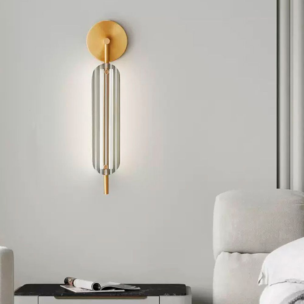 Бра Chiffa B Wall H100 Brass By Imperiumloft