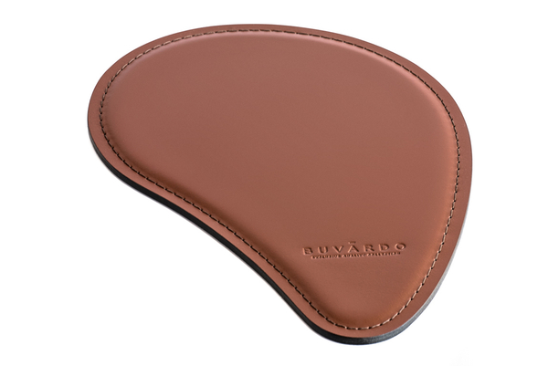 Коврик для мыши кожаный цвет каштан